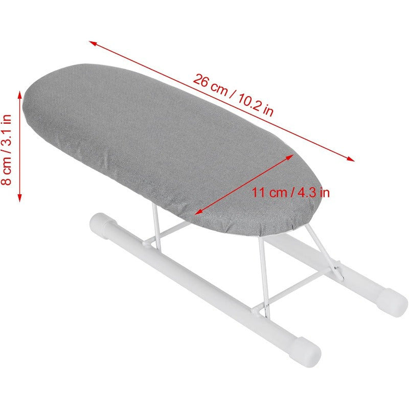 Mini Ironing Board Table 25.91cm Space-Saving Sewing Crafting Travel Anti-Scald