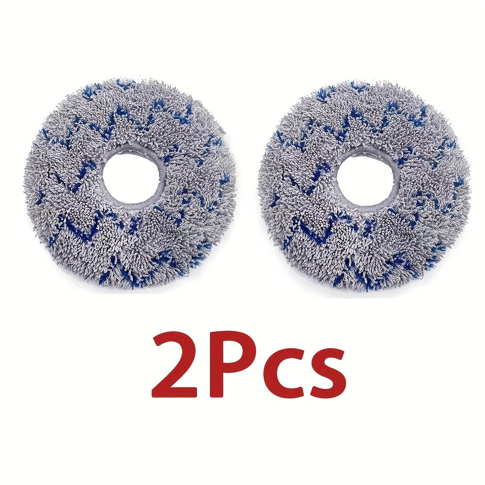 Dreame L10s Ultra/L10 Ultra/X40 Ultra robot tozalagich qismlari uchun 2/6 dona mopa mato padlarini almashtirish. Dreametech X30 Ultra bilan mos keladigan nam mop pad. Qayta ishlatiladigan va yuviladigan.