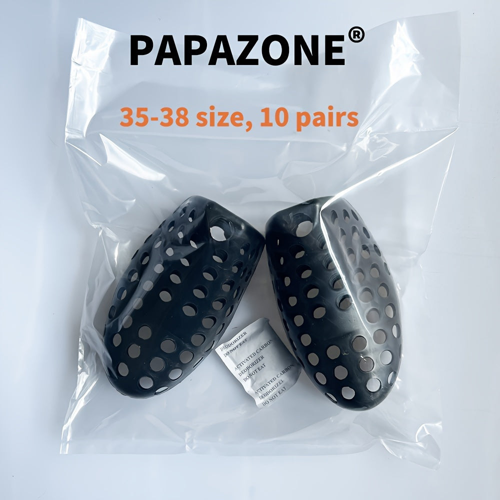 Uniseks plastik oyoq kiyim daraxtlari suv o'tkazmaydigan barmoqlar qopqog'i oyoq shakllantirish uchun