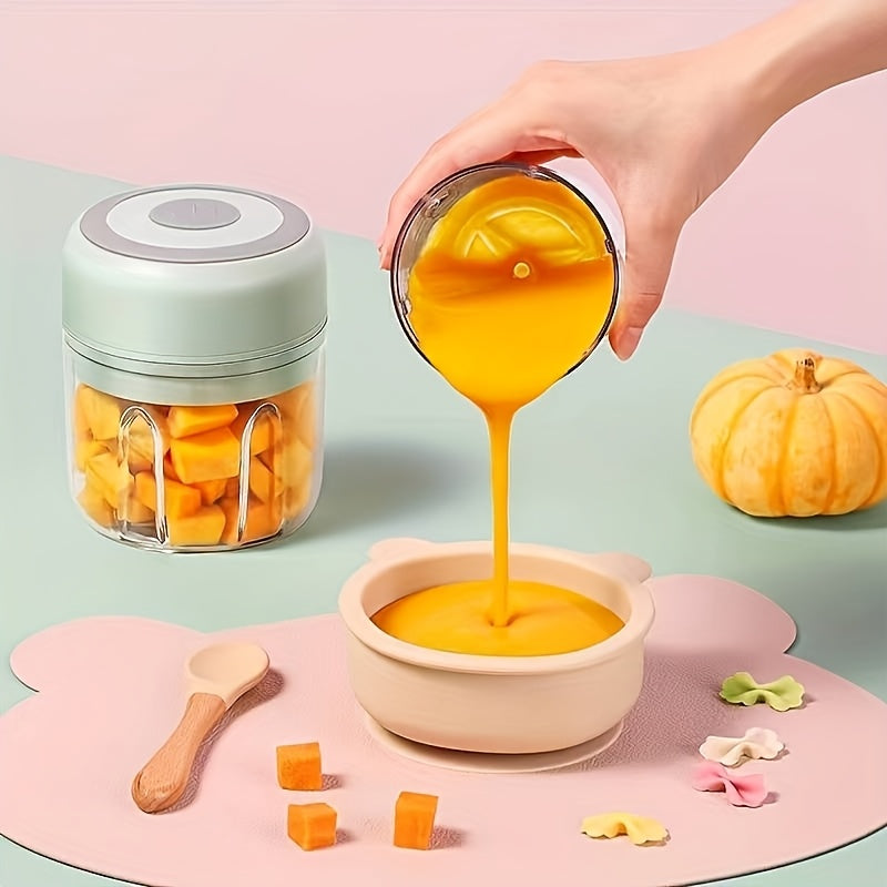 Procesador de alimentos mini inalámbrico eléctrico con cargador USB