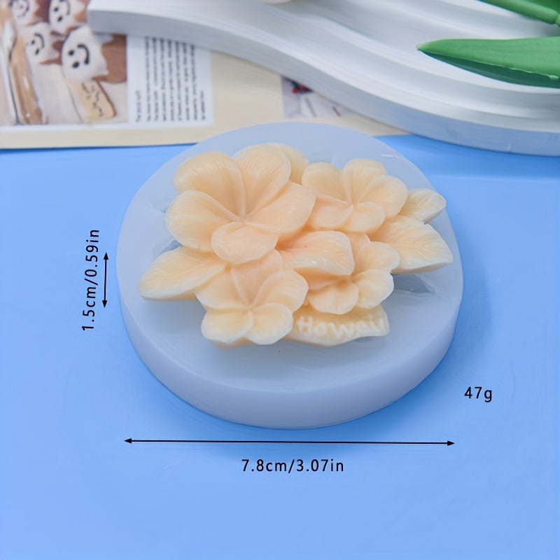 Silicone Flower-Shaped Mold for Cake Decorating, 3D Fondant, Chocolate