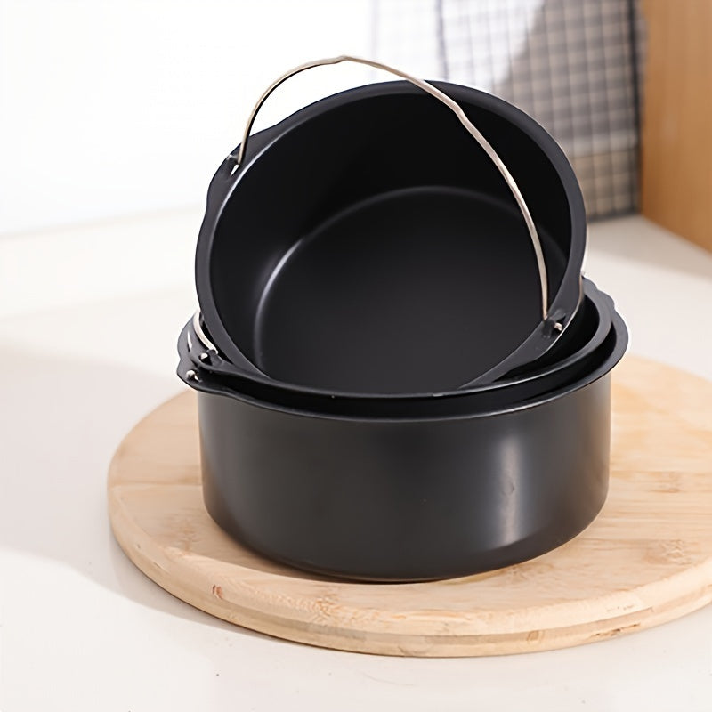 Kitchen Accessory Set Air Fryer Basket and Heat-Resistant Cake Pan