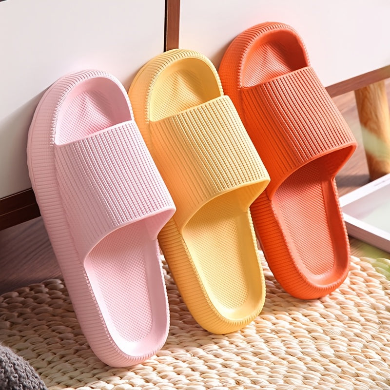 Unisex Summer EVA Indoor Slippers with Anti-Slip Breathable Flat Sandals