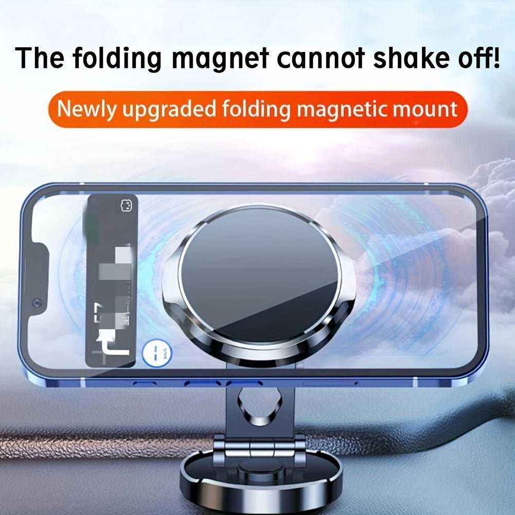 Universal Magnetic Car Phone Holder 720° Rotating Folding Air Vent GPS Support