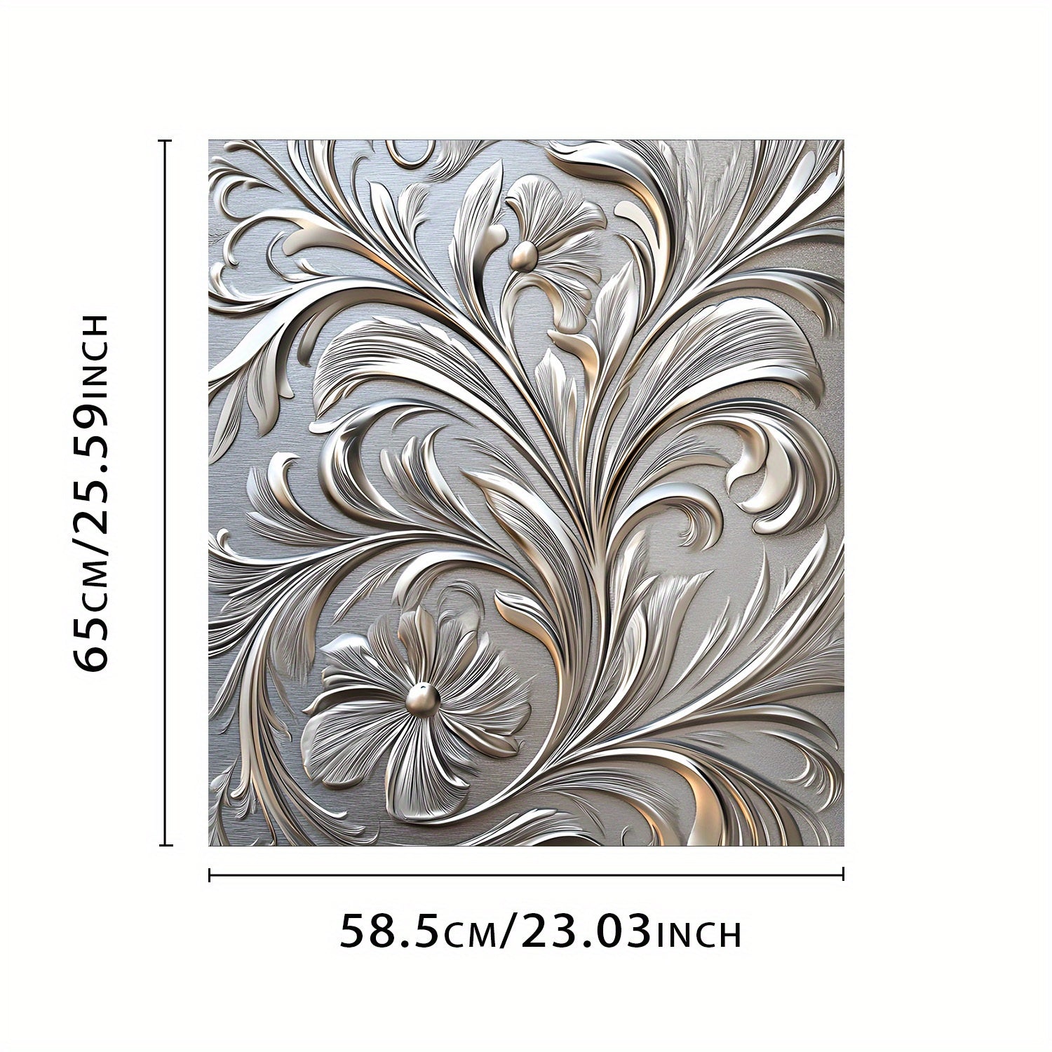 Eurasiyalik gul naqshli idish-tovoq yopishqoq magnit qopqog'i, suv o'tkazmaydigan, issiqlikka chidamli PVC 58.5x65 cm