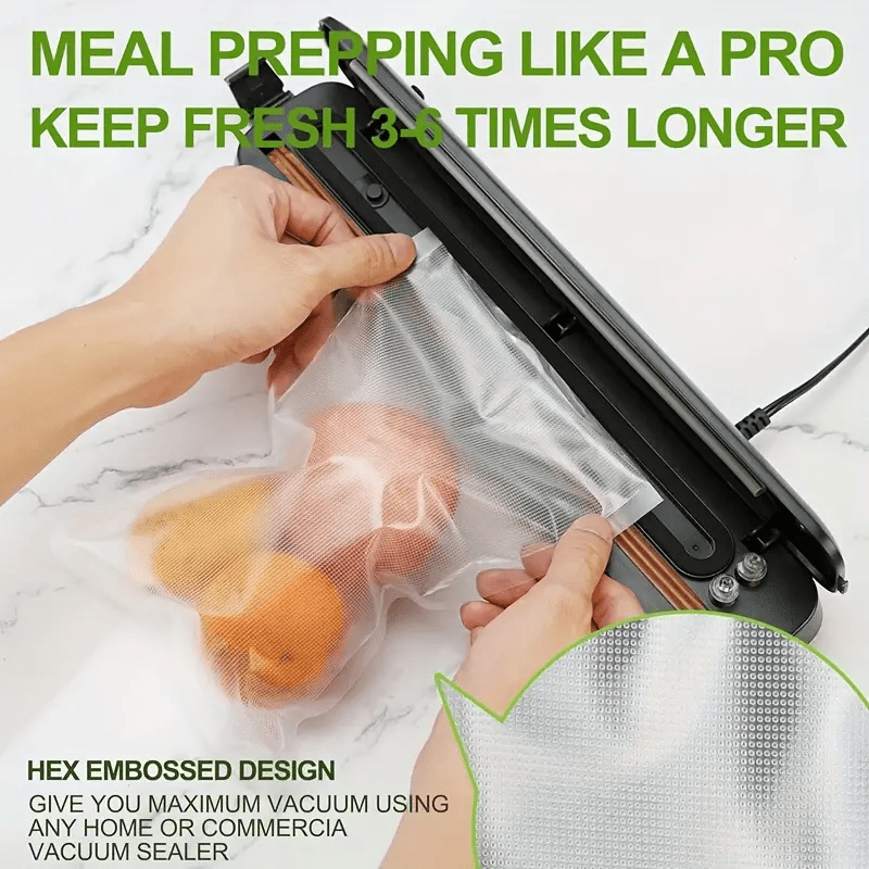 Sous Vide uchun vakuum yopishqoq paketlari, 1500cm uzunlik