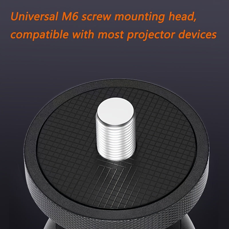 Soporte de pared para proyector de uso intensivo, ajustable, giratorio, de hierro negro, 9.98kg