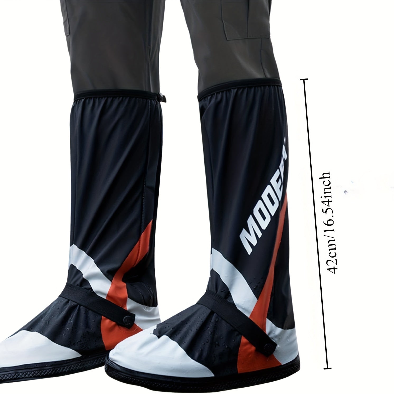 Reflective Waterproof Shoe Covers for Men and Women Non-Slip Rain Boot Protectors