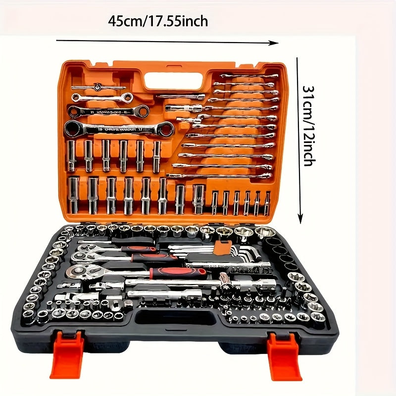 Professional Tool Set 46-151pcs Vanadium Chromium Steel Repair for Cars Bikes