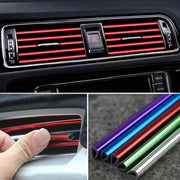 10PCS Car Air Conditioner Outlet Decorative U Shape Moulding Trim Strips Edge Protector
