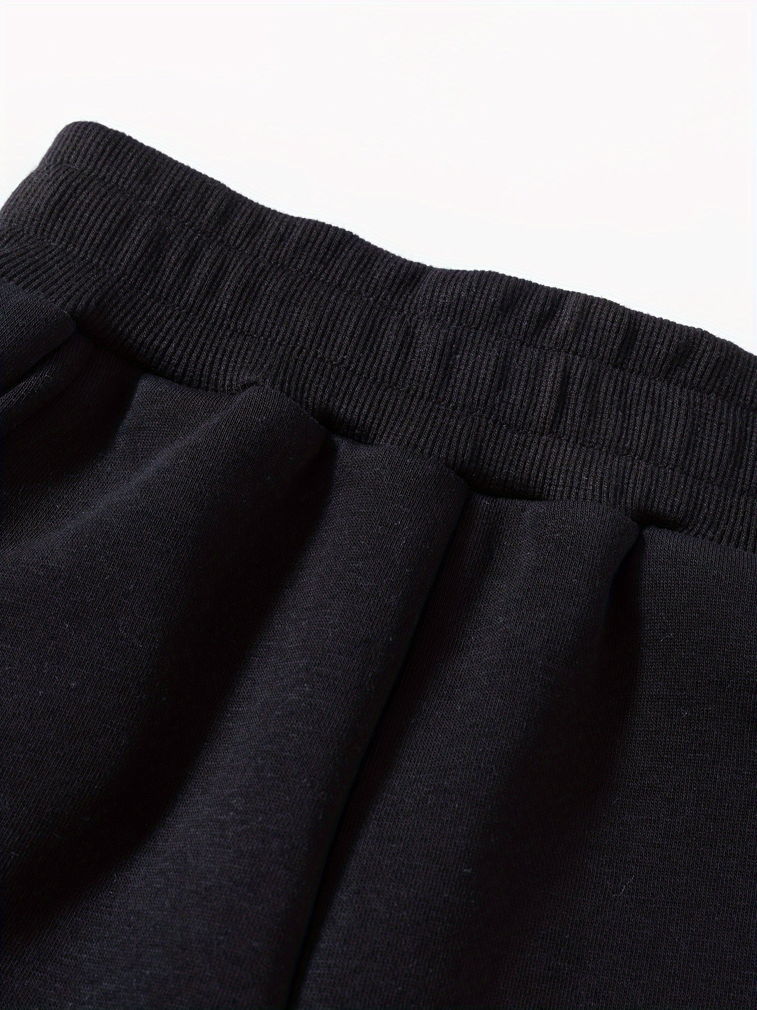 Girls Fleece-Lined Athletic Set with Zip-Up Jacket and Joggers for Fall Winter