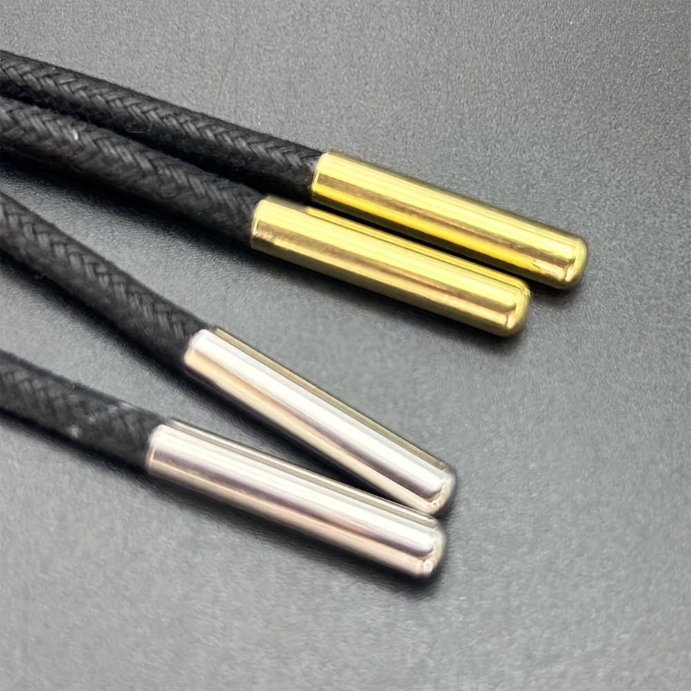 20 Pcs Zinc Alloy Shoelace Tips Metal Aglets for Sneakers and Repairs