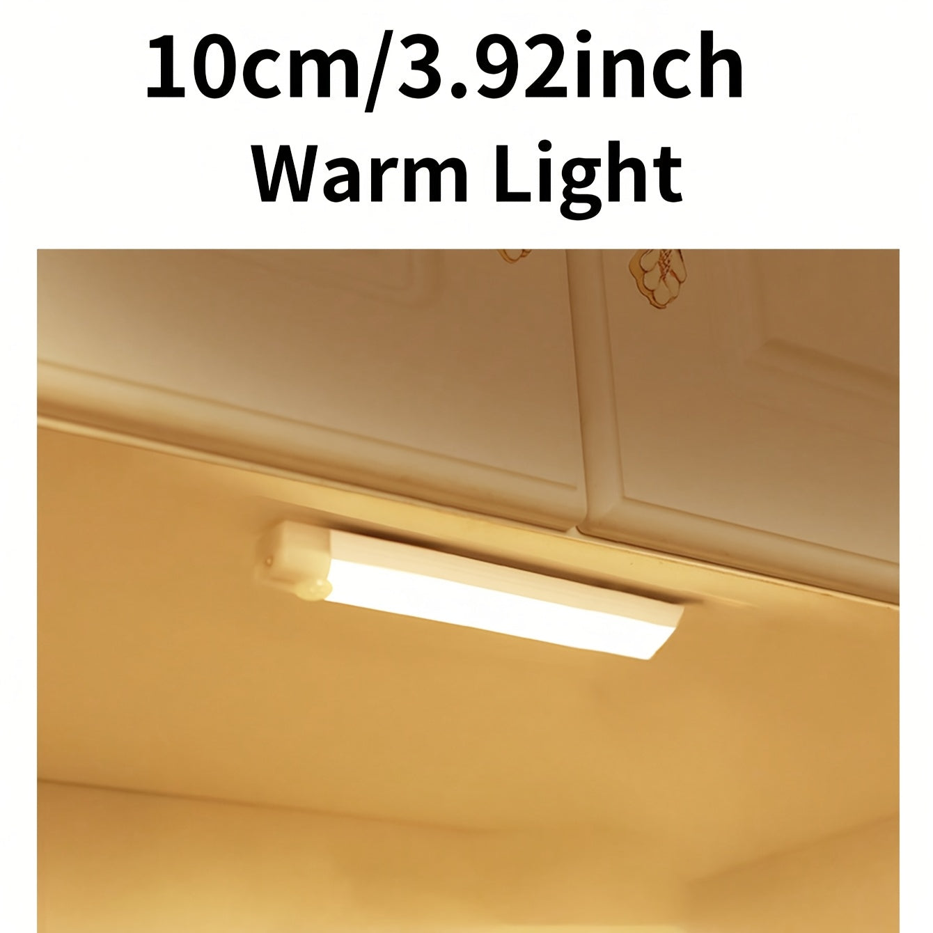 Rechargeable Indoor Motion Sensor Light with Touch Switch and Multiple Mounting Options