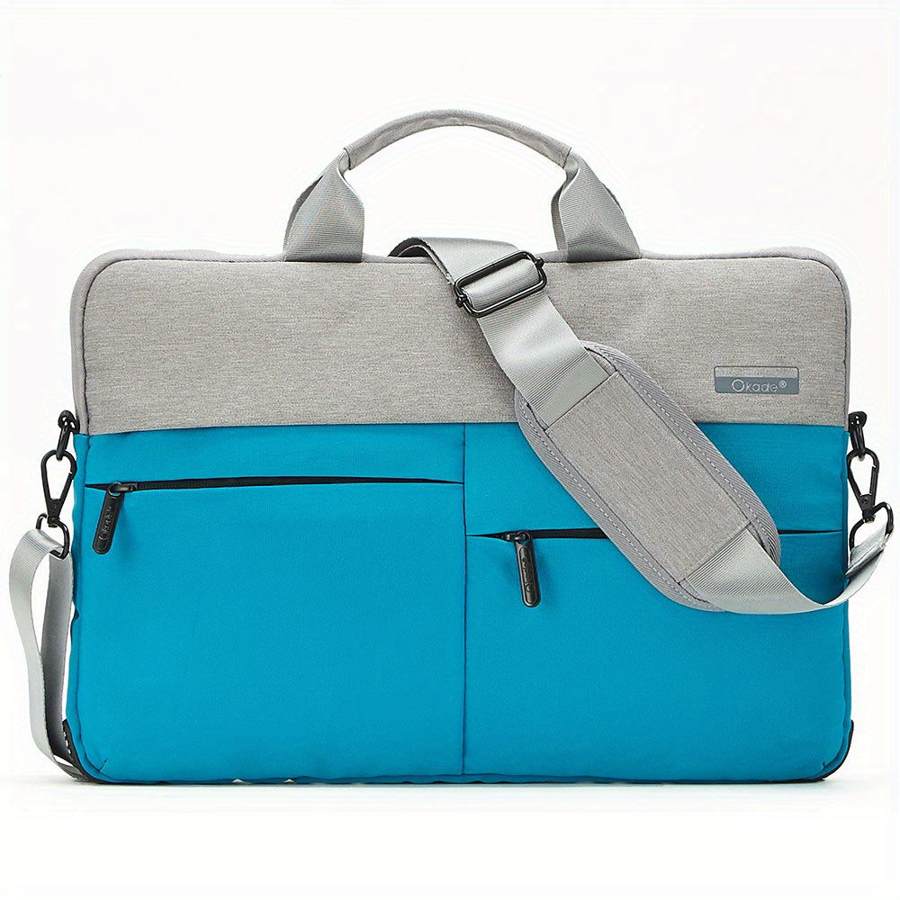 Suv o'tkazmaydigan, shokga chidamli noutbuk sumkasi, rezina burchak yostiqlari bilan, minimalistik uslub, biznes, maktab, sayohat uchun, kulrang, burgundy, qizil, ko'k, qora