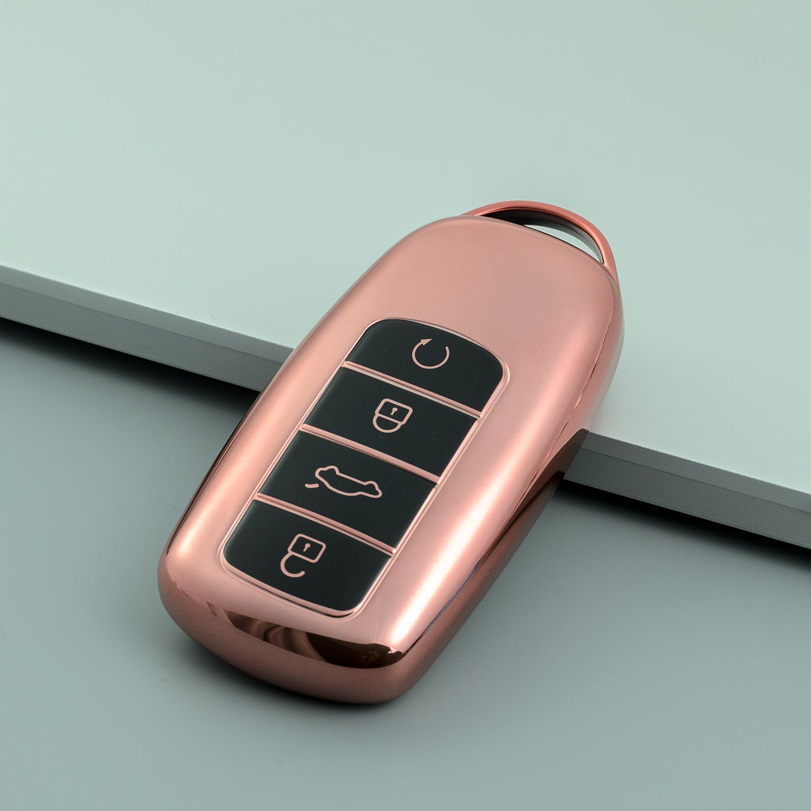 Car Key Fob Cover TPU Scratch-Resistant Protective Case for Universal 7 Plus