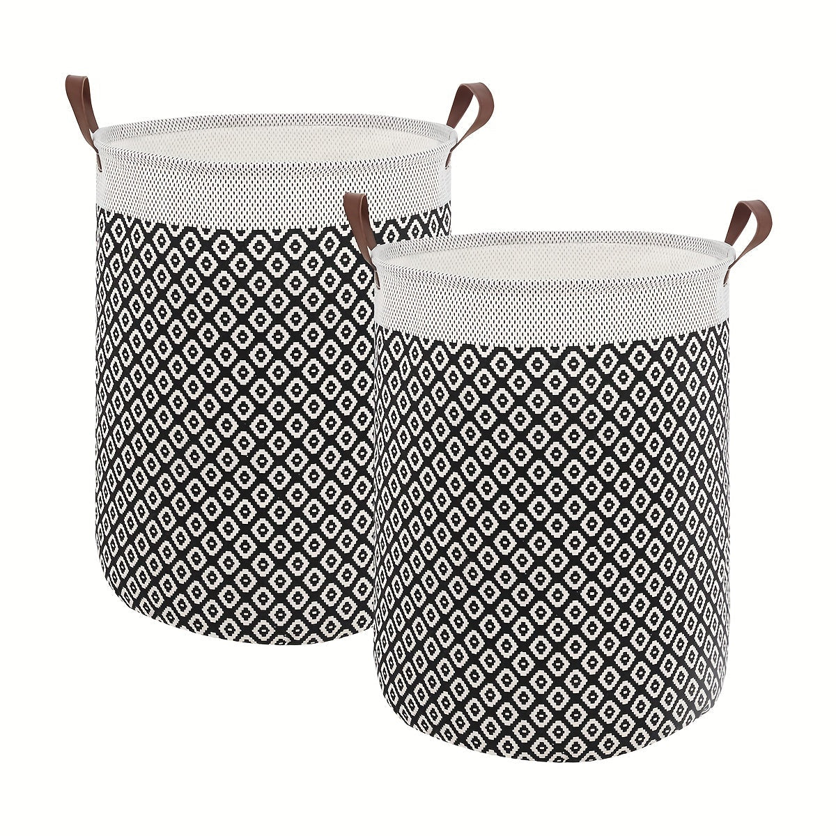 Large Waterproof Collapsible Laundry Basket with Handles for Dorms and Home Storage