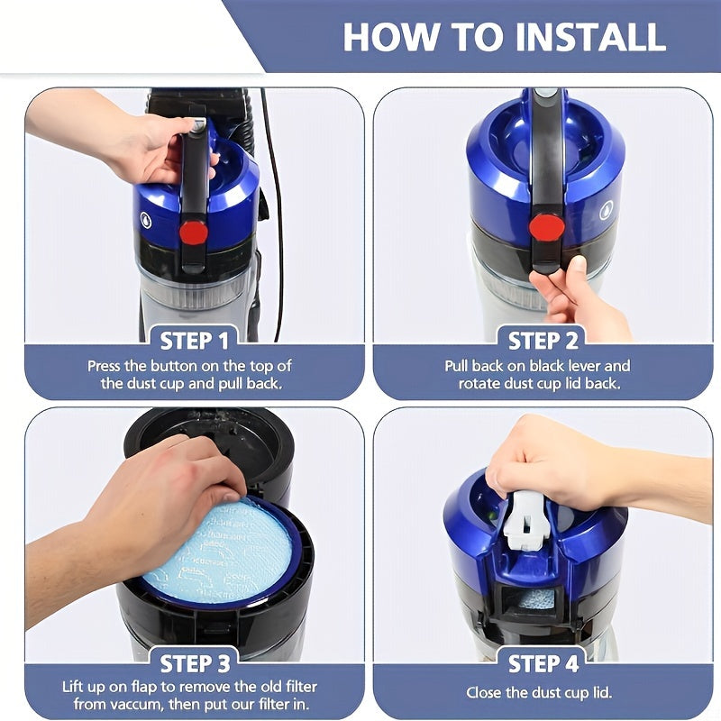 WindTunnel to'g'ri vakuum tozalagich uchun almashtirish filtrlar - 3 dona, UH72625, UH71250, UH72630, UH72615, UH71012, UH70605, UH71214, UH70800, UH71105 modellari uchun mos.