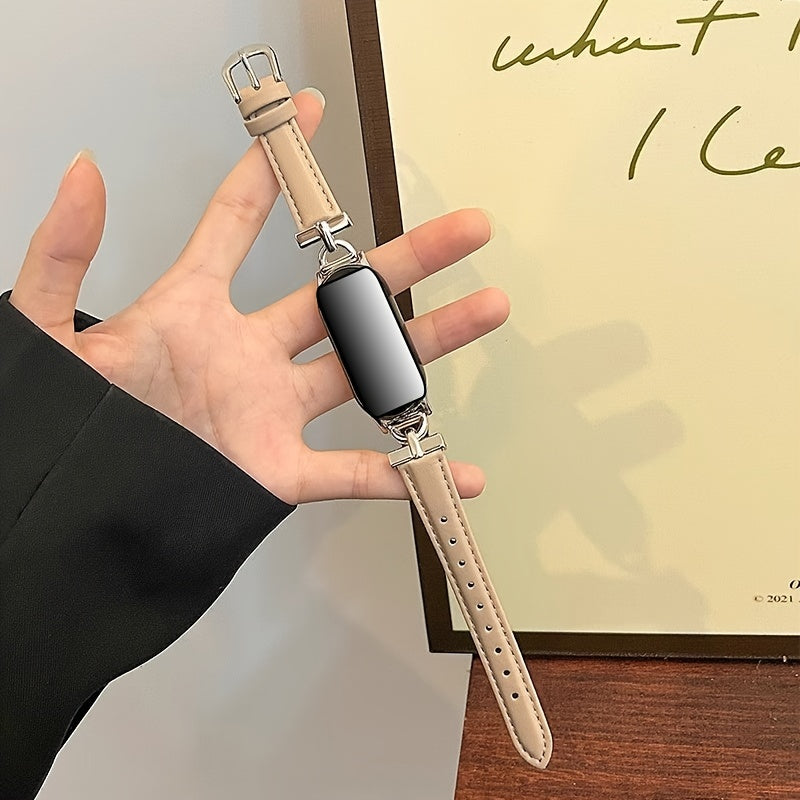 Synthetic Leather Watch Strap for Men and Women with D-Buckle NFC Fit Durable Breathable