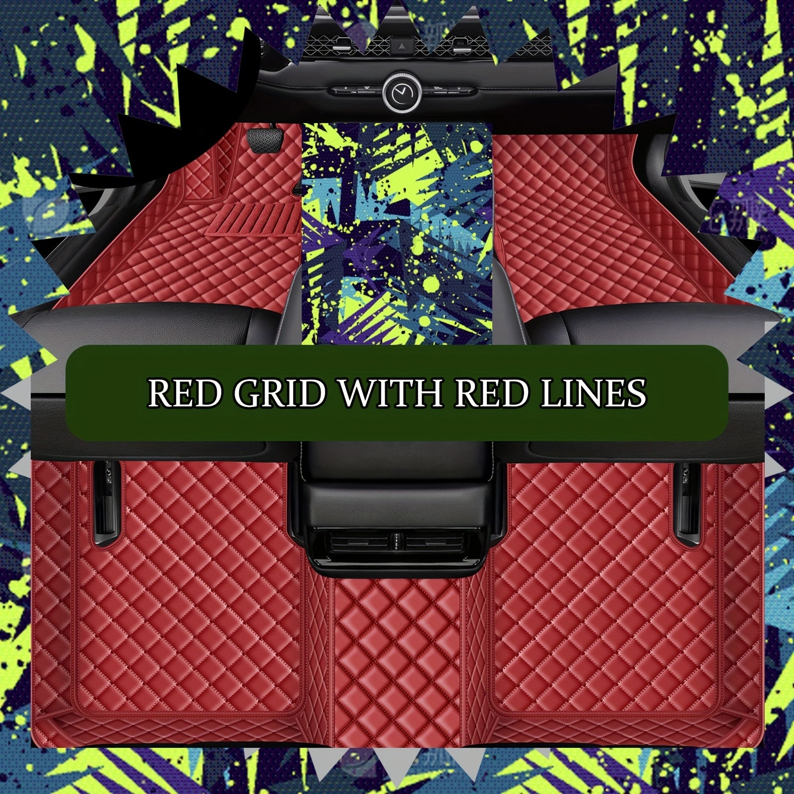 Avtomobil ichki qismi uchun charm polietilen qoplamali suv o'tkazmaydigan changga chidamli va aşınmaya qarshi mat for sedan