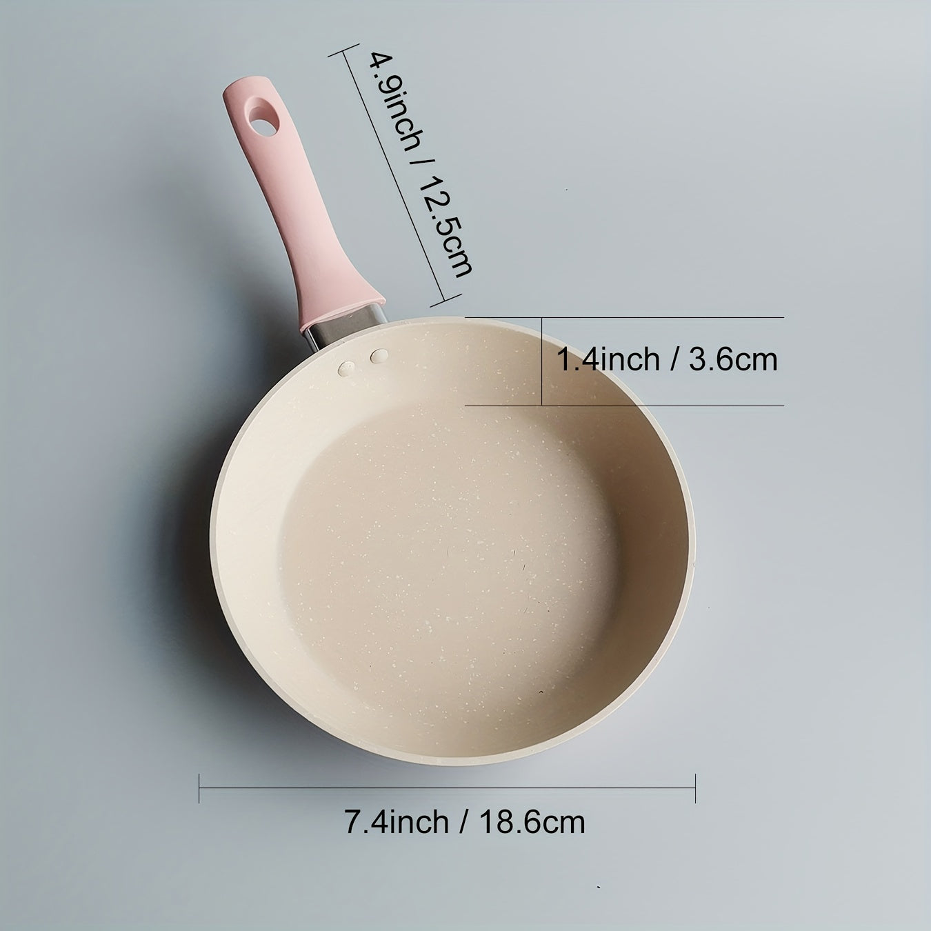 Non-Stick Aluminum Mini Wok for Rice Porridge and Multifunctional Cooking Dishwasher Safe Healthy Cooking