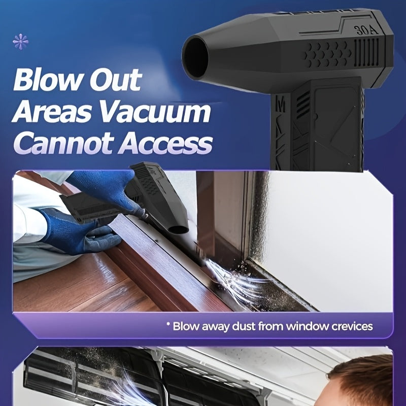 Портативный USB перезаряжаемый вентилятор- blow для дома, автомобиля, кемпинга с 110000 об/мин