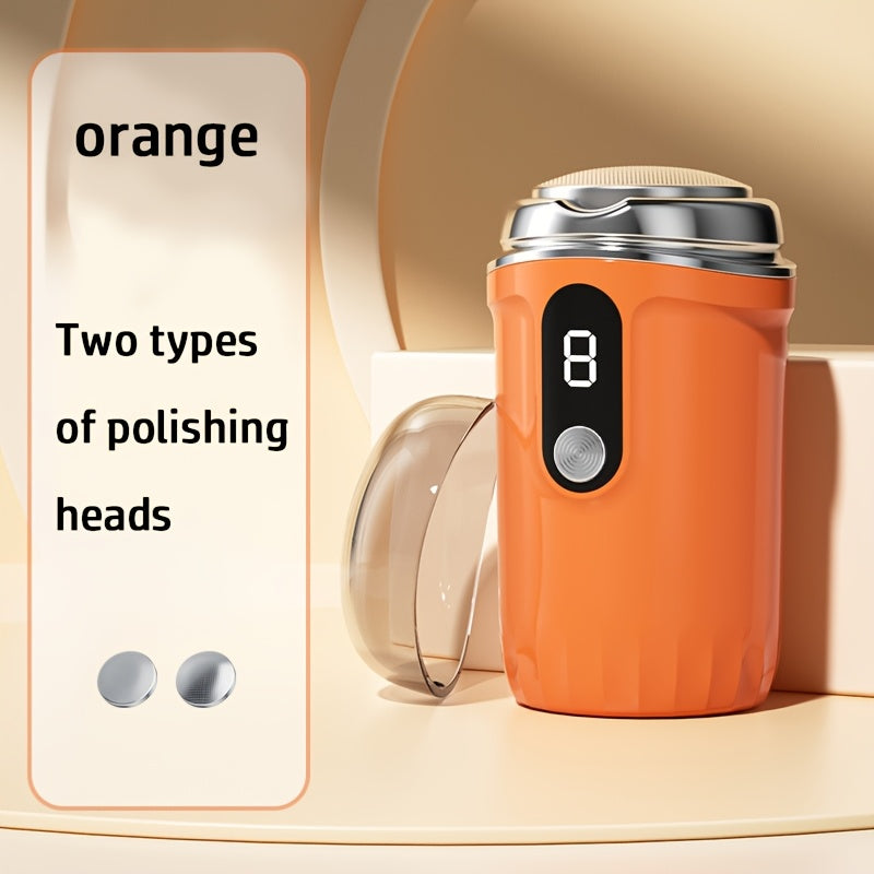 Rechargeable Electric Foot Grinder with Power Indicator and Interchangeable Grinding Heads