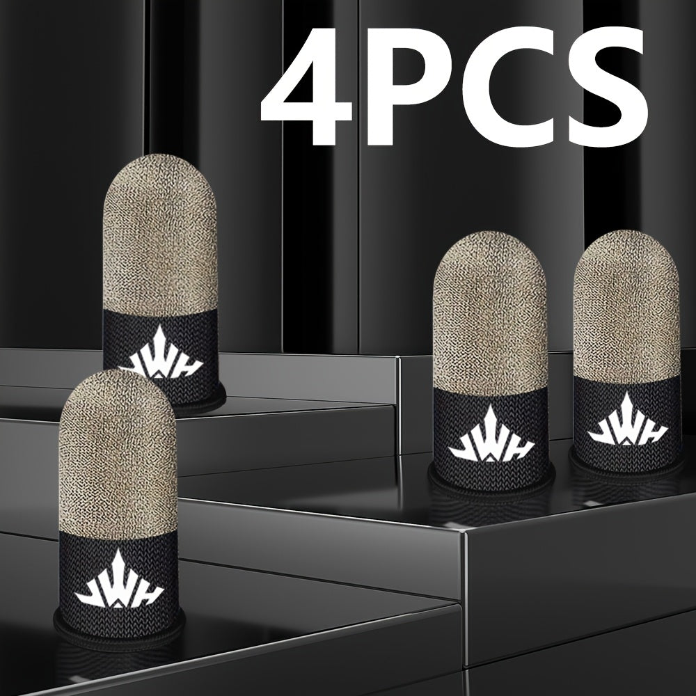 Conjunto de 120/20 mangas de fibra de carbono para dedos de juego, a prueba de sudor, antideslizantes, transpirables, ligeras para juegos en móvil