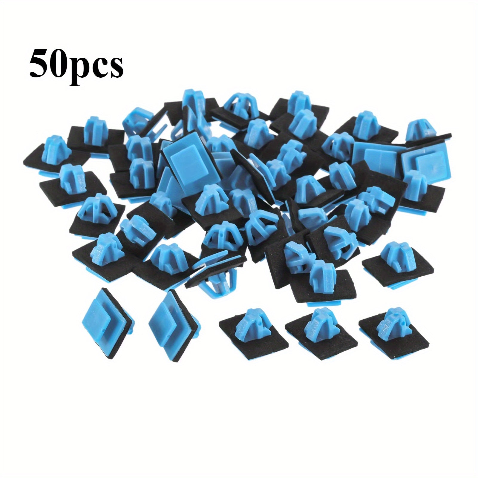 50 piezas de clips de moldura lateral de plástico para reparación de vehículos SUV