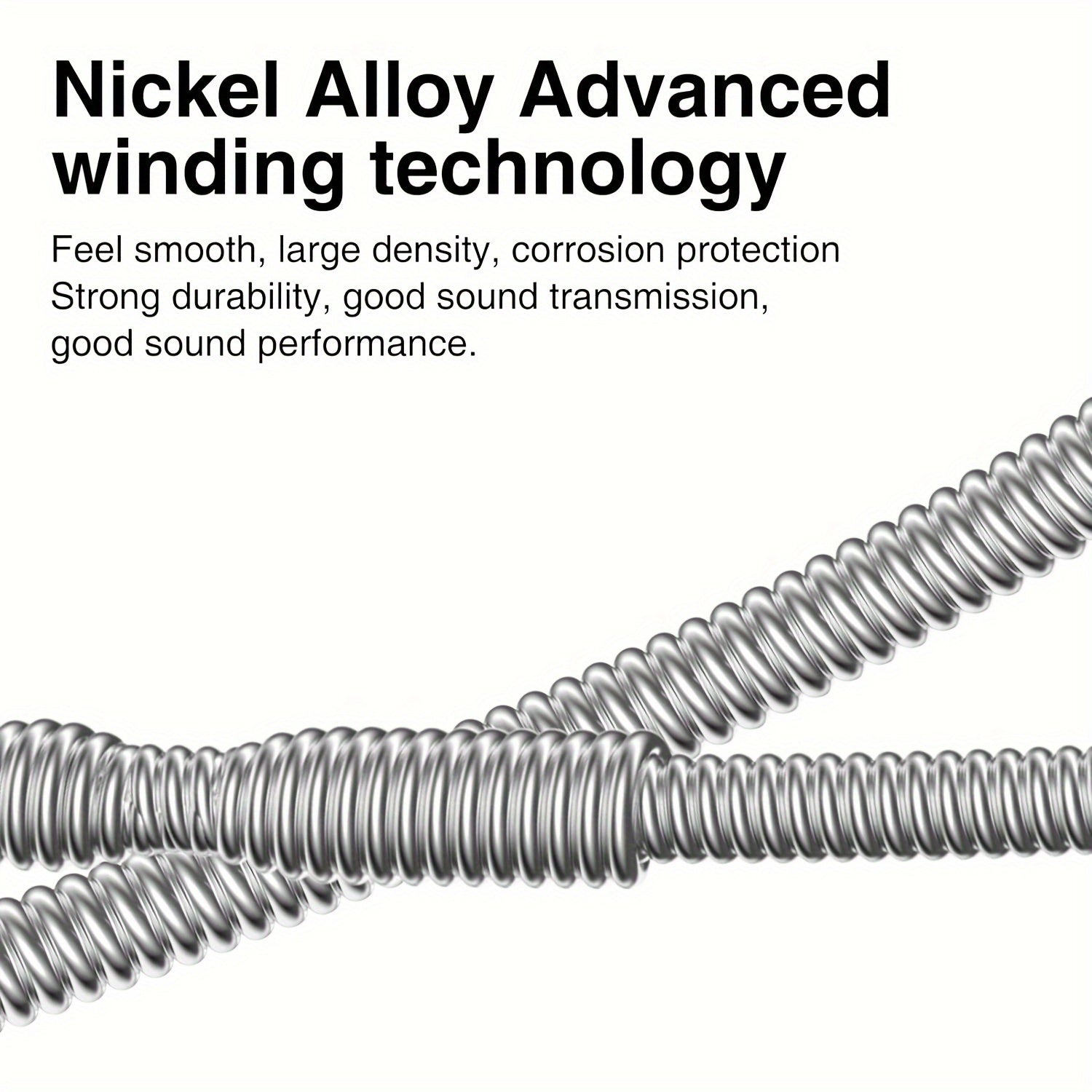 6-Pack Electric Guitar Strings Nickel-Plated Steel 010-046 Bright Tones