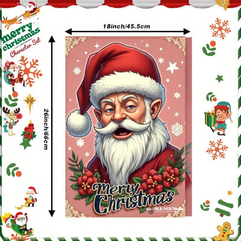 Christmas Snowflake Wall Decorations 18x66.04cm Set for Holiday Decor