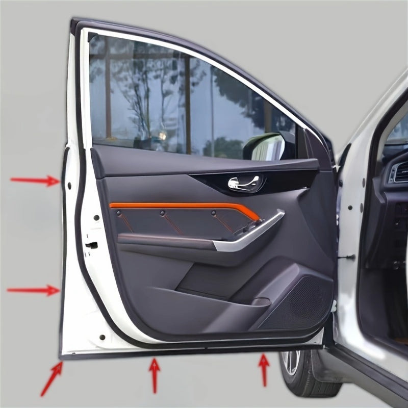 Vehicle Door Seal Strips Rubber Noise Insulation for Cars Back Front Doors