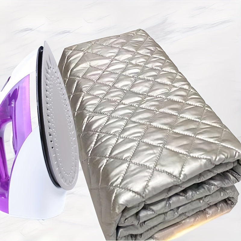 Alfombrilla de planchar plegable con algodón aislante, resistente a altas temperaturas, superficie de plancha portátil para escritorio