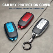 Soft TPU Keychain Protective Cover for Car Keys Full 360° Protection Durable Clear Car Key Shell