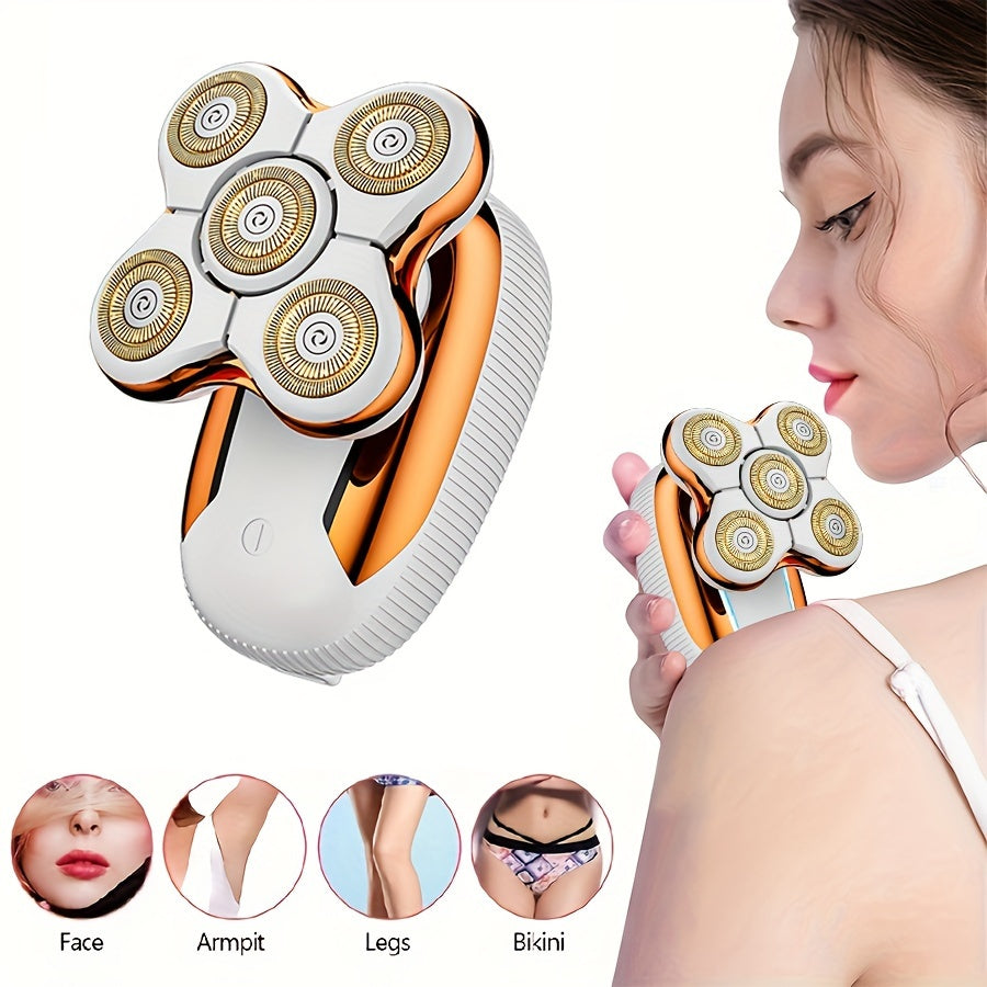 Electric Hair Remover for Women Rechargeable Painless Leg Bikini Trimmer Mechanical Shaver