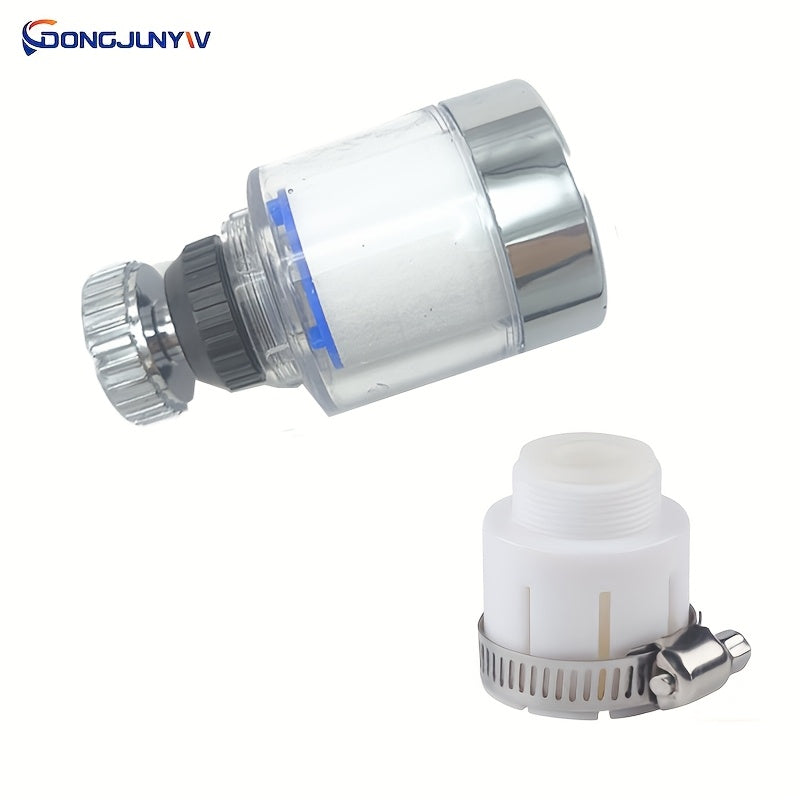 Rotating Faucet Extender for Kitchen and Bathroom Splash-Proof Nozzle Water-Saving Bubbler