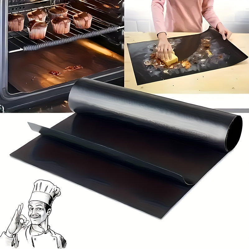 Non-Stick Reusable Baking Mats for Ovens Grills and Toasters 1/2 Pack
