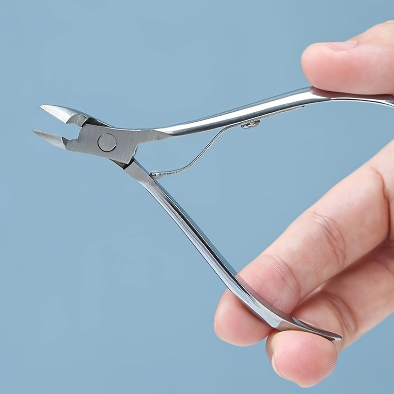 Unisex Stainless Steel Cuticle Nipper Dead Skin Remover Manicure Tool