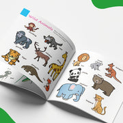 Libro de enciclopedia de animales para la exploración de la biodiversidad