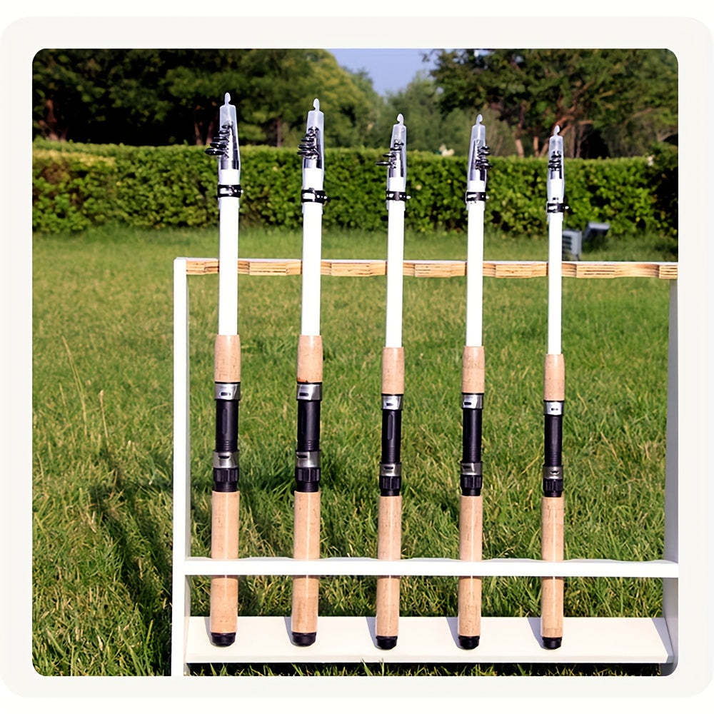 Portable Fiberglass Spinning Fishing Rod 2.1m-3.6m Travel Lightweight Durable