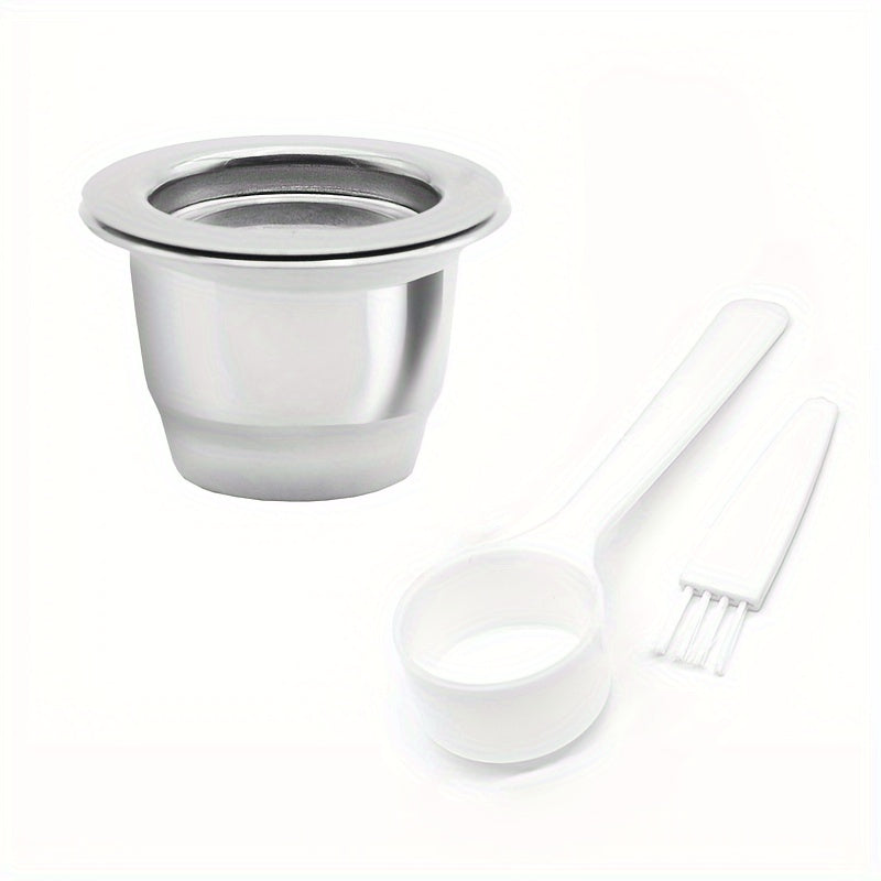 Uy baristalari uchun qayta ishlatiladigan zanglamaydigan po'latdan yasalgan Nespresso qahva kapsulasi