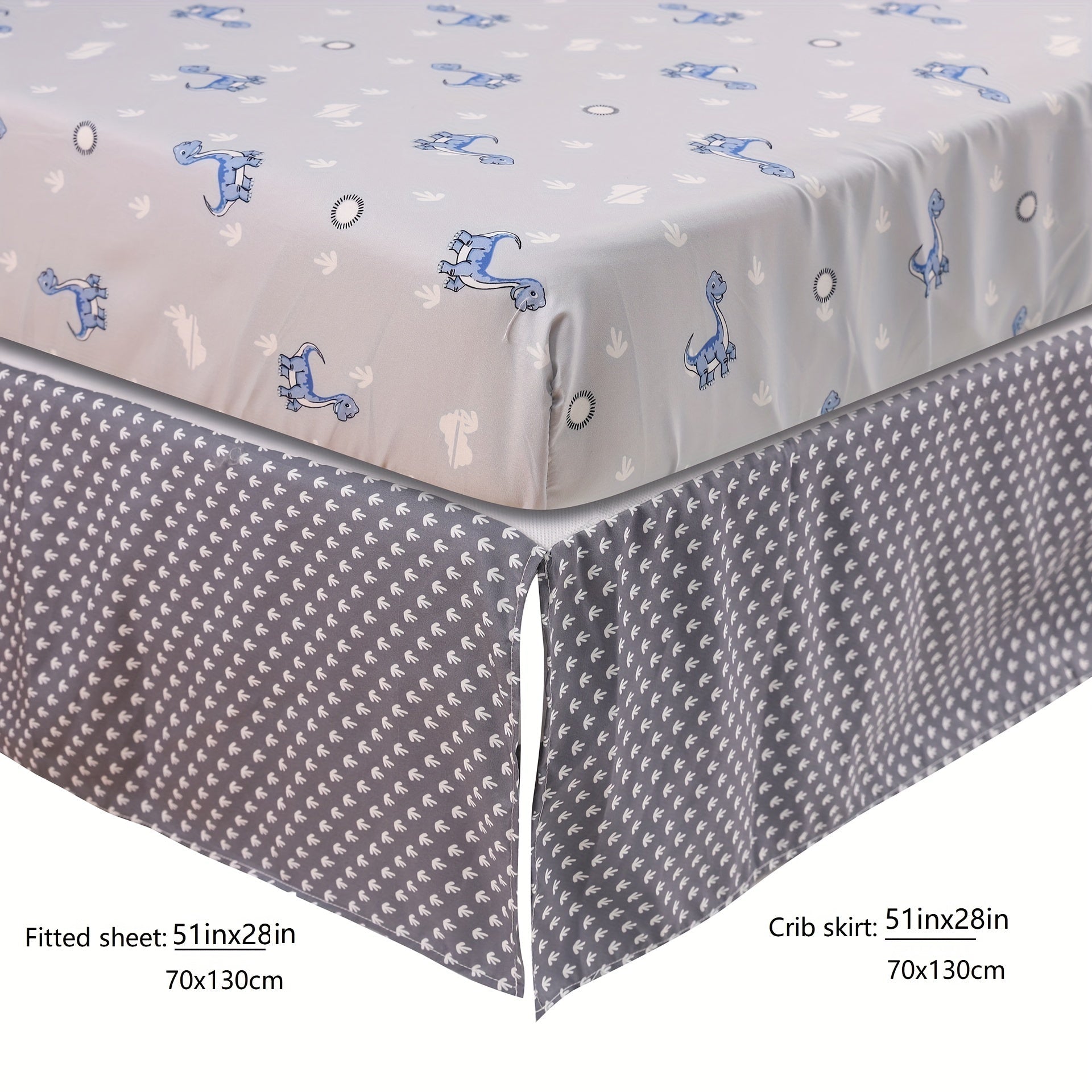 Baby Dinosaur Elf Bedding Set 3 Piece for Infants and Toddlers Christmas Halloween