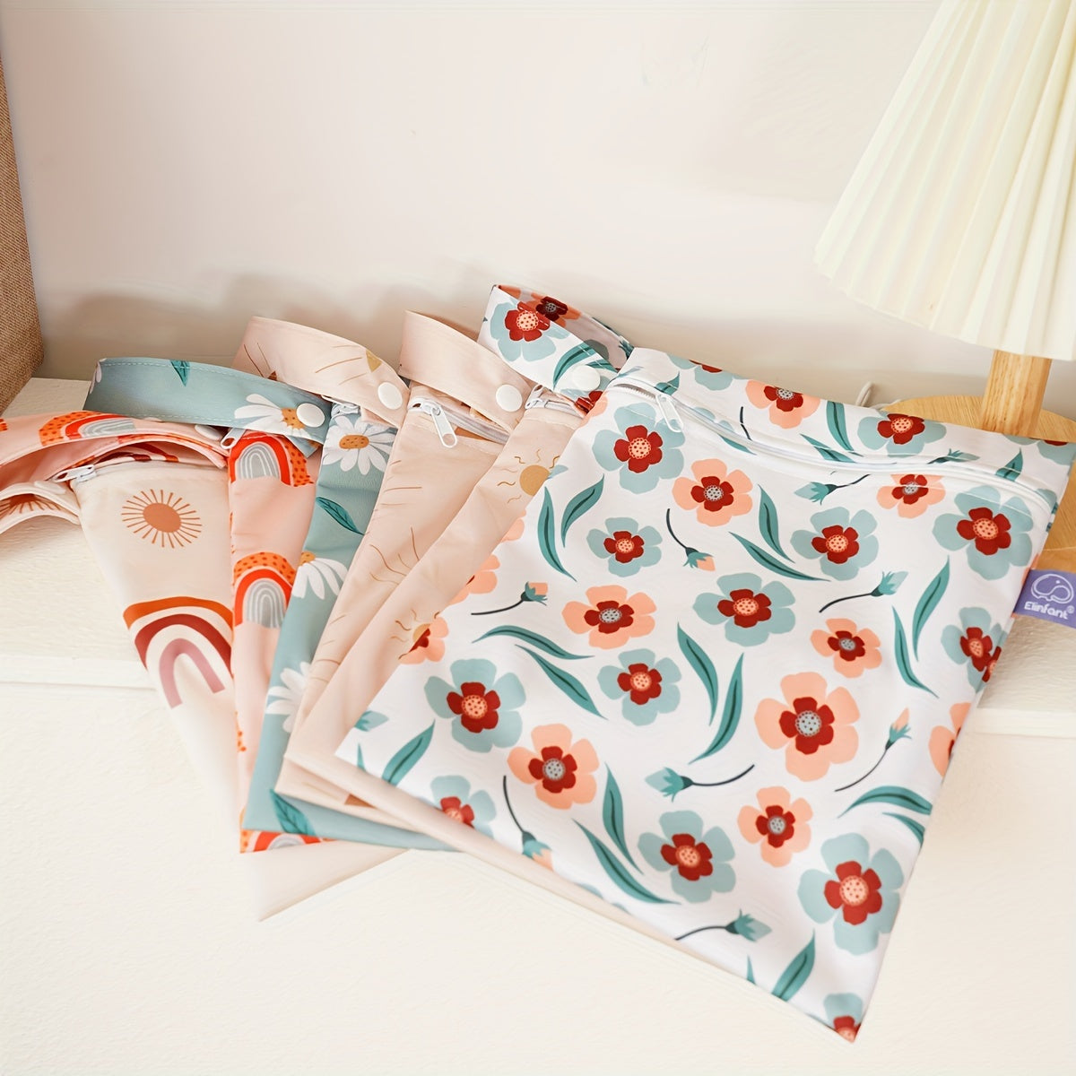 Waterproof Diaper Bags for Babies with Cartoon Prints, Travel and Gift Use