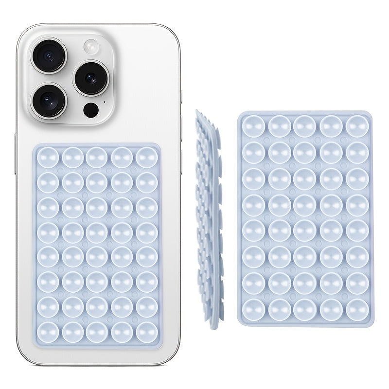 Soporte para teléfono con ventosa de silicona de doble cara para iPhone y Android