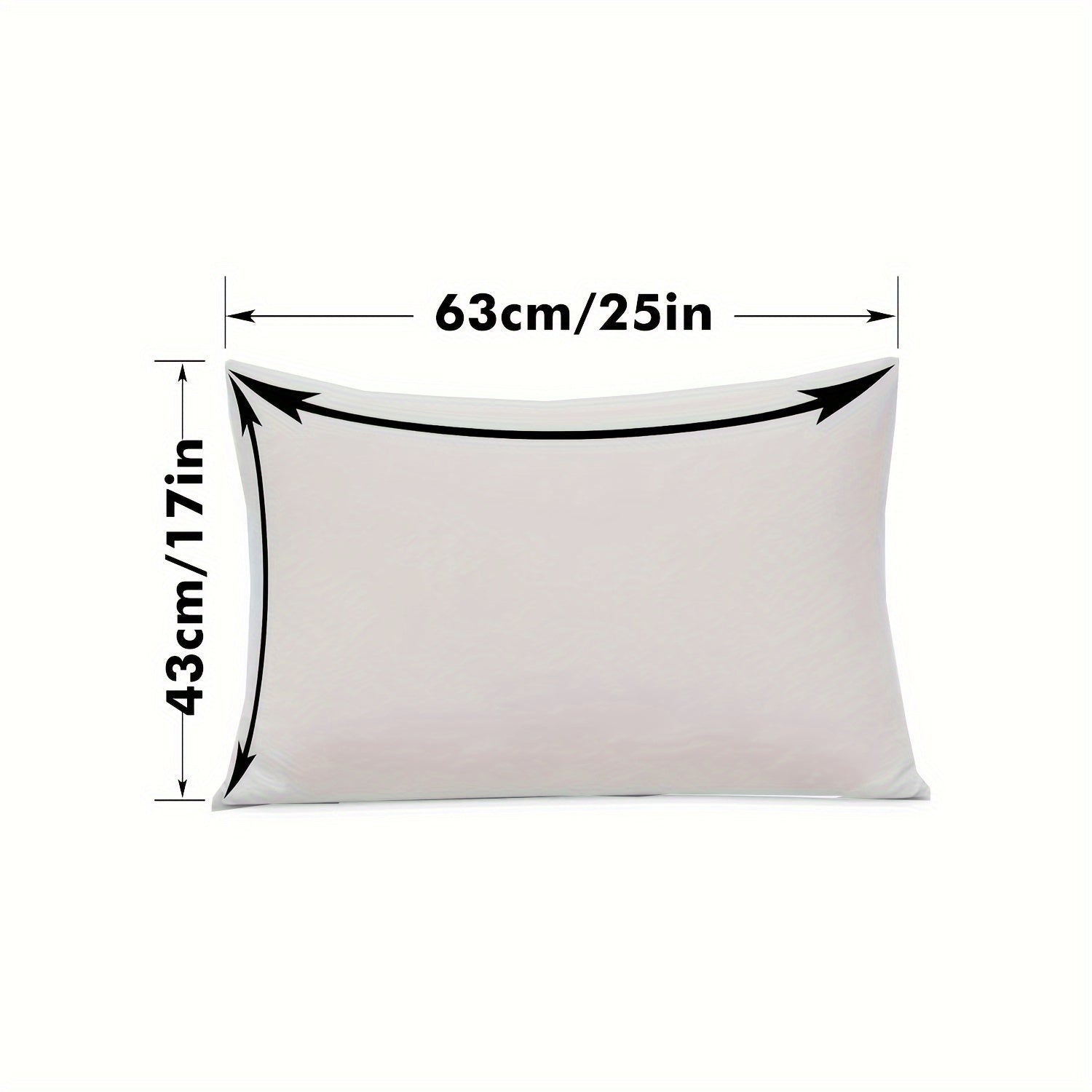 Waterproof Gray Pillowcase with Zipper Closure, Soft Breathable Polyester