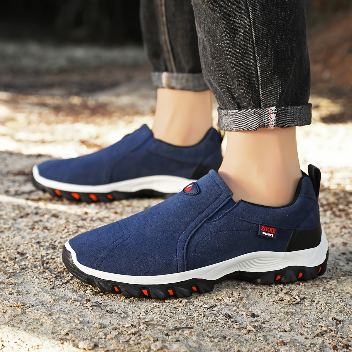 Men's Casual Loafers Lightweight Breathable Comfortable All-Season Slip-On Shoes