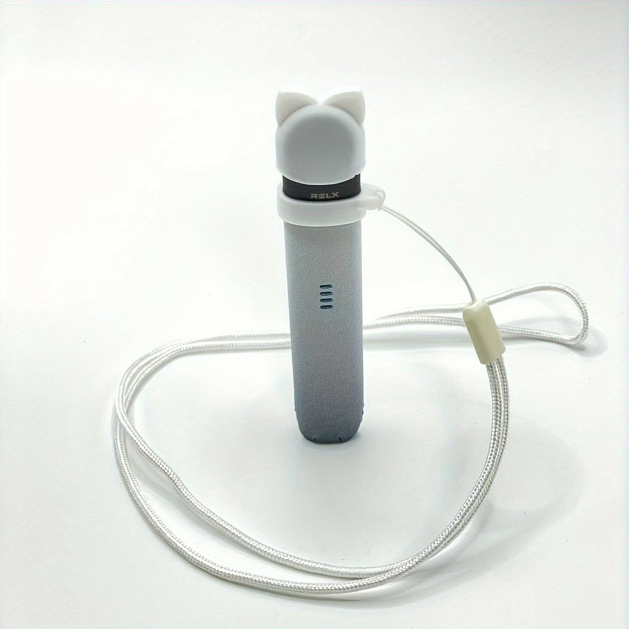 Cute Bunny Silicone Dust Cap Universal Fit Durable Accessory with Lanyard