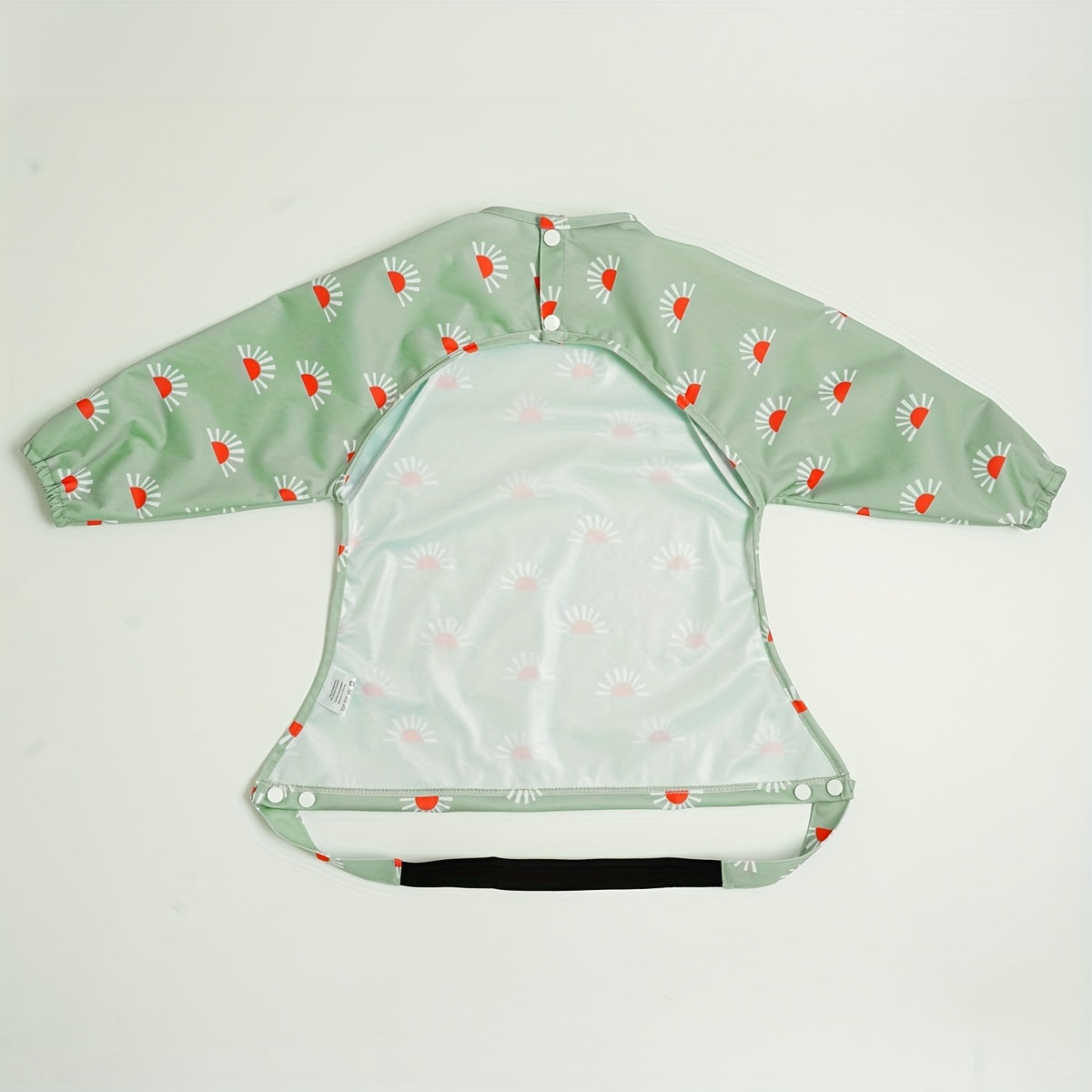 Baby Waterproof Feeding Bibs with Long Sleeves for Messy Meals and Painting