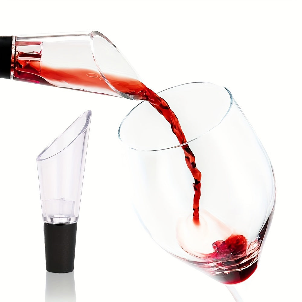 Wine Opener Set with Air Pump Corkscrew Vacuum Preserver and Glass