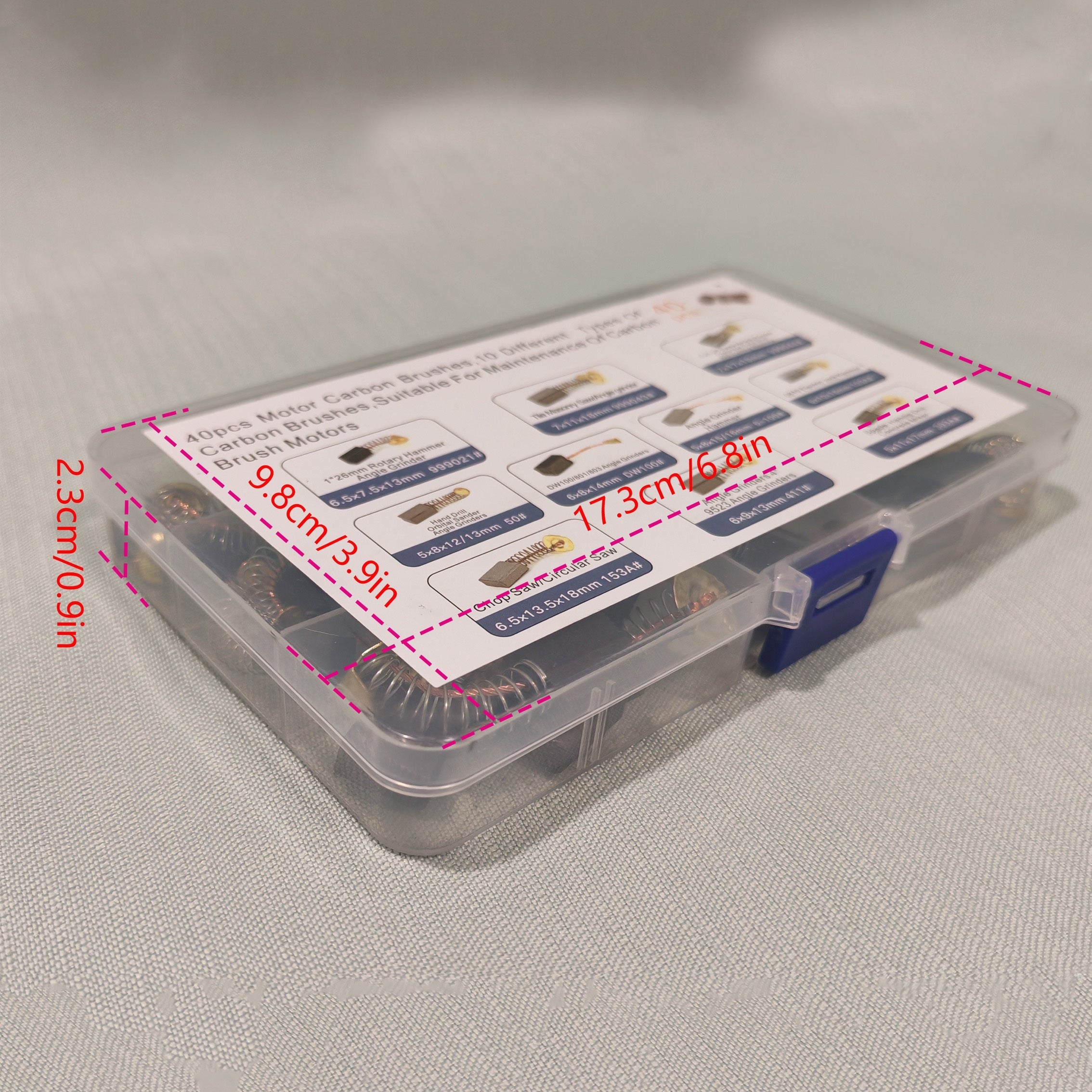 40 шт. универсальных угольных щеток для моторов для мотыг и угловых шлифовальных машин