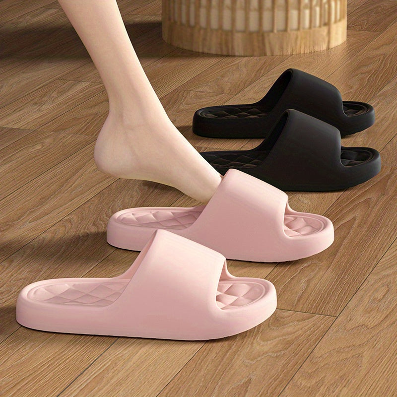 Ayollar uchun EVA slaydlar ochiq barmoqli ichki va tashqi foydalanish uchun, sirpanmaydigan kauchuk taglik